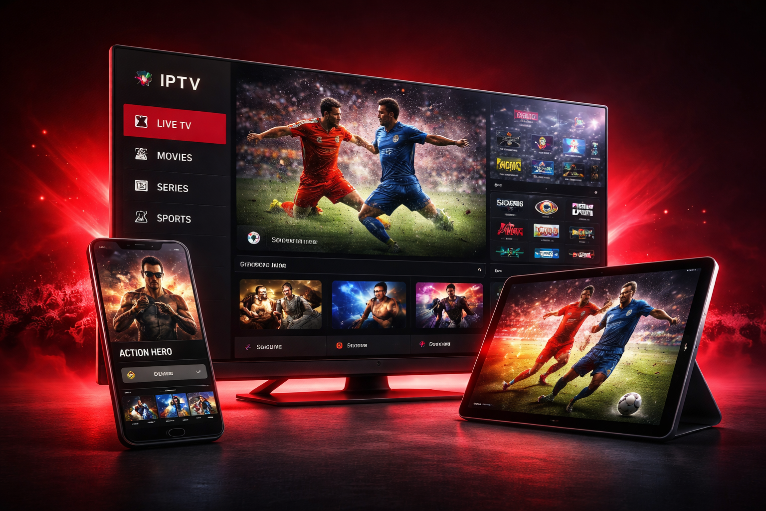 IPTV Prezzi streaming su smart TV, tablet e smartphone